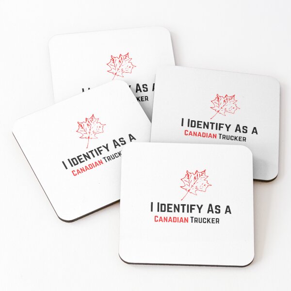 Item preview, I Identify As A Canadian Trucker designed and sold by Ynssama.