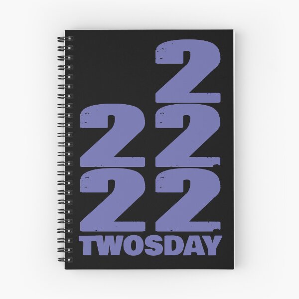 Item preview, 22222 Twosday in Periwinkle Typography designed and sold by ellenhenry.