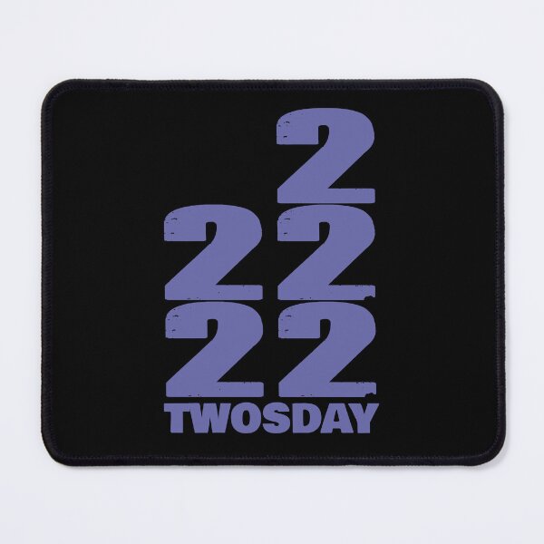 Item preview, 22222 Twosday in Periwinkle Typography designed and sold by ellenhenry.