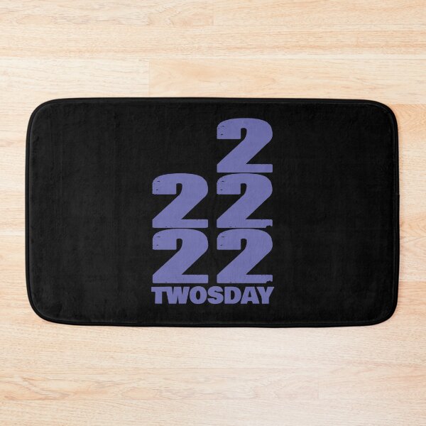 Item preview, 22222 Twosday in Periwinkle Typography designed and sold by ellenhenry.