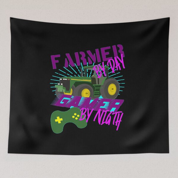Item preview, Farmer By Day Gamer By Night designed and sold by printhappy4you.