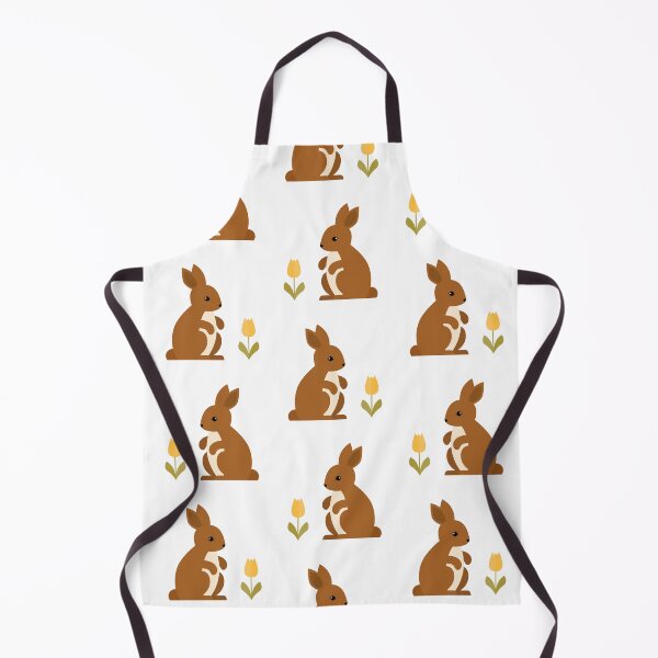 Item preview, Easter rabbits on white designed and sold by reneesillus.