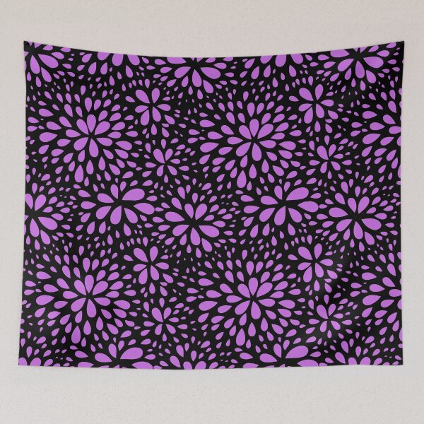 Item preview, Purple flower pattern designed and sold by DrGingyWho.