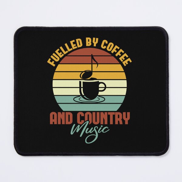 Item preview, fuelled by coffee and country music designed and sold by Theodore-Au.