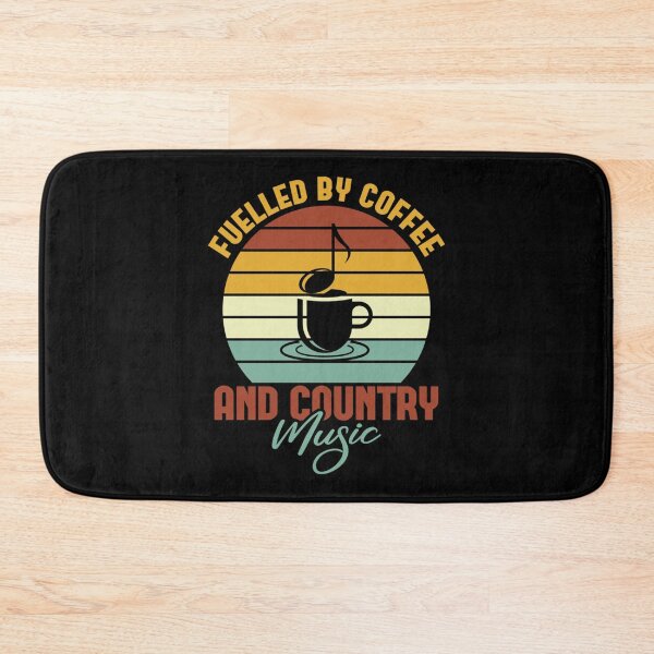 Item preview, fuelled by coffee and country music        designed and sold by Theodore-Au.