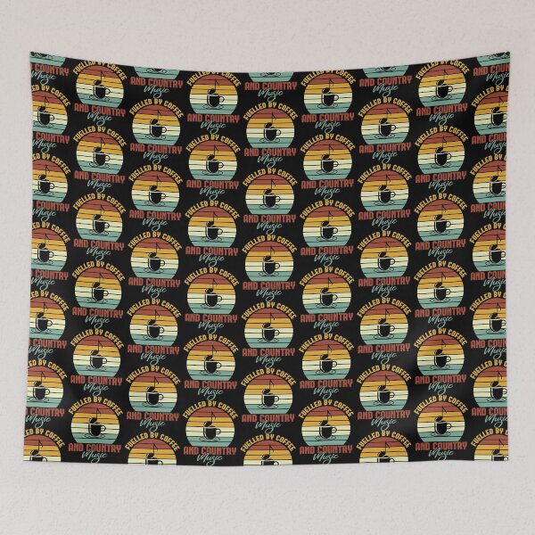 Item preview, fuelled by coffee and country music        designed and sold by Theodore-Au.