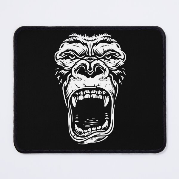 Item preview, Gorilla Face, angry gorilla, gorilla, beast, ape designed and sold by OutLoudDesigns.