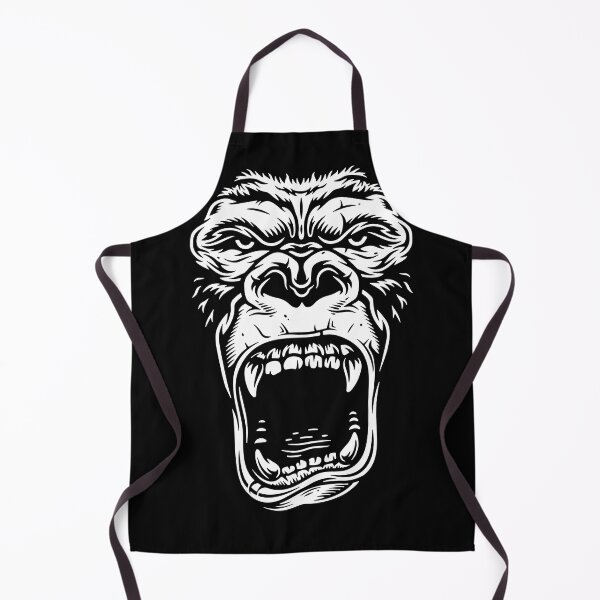 Item preview, Gorilla Face, angry gorilla, gorilla, beast, ape designed and sold by OutLoudDesigns.