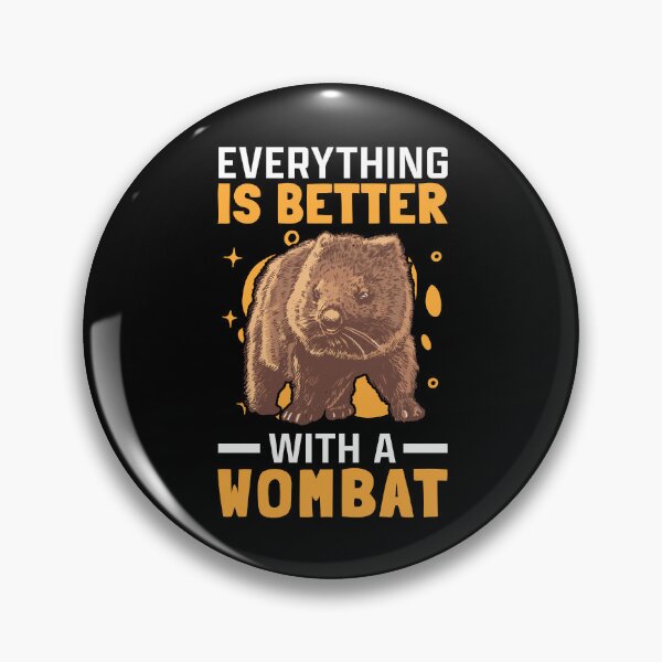 Item preview, Better with wombat Australia marsupial designed and sold by madgrfx.