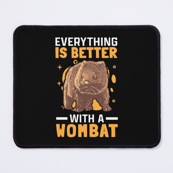 Item preview, Better with wombat Australia marsupial designed and sold by madgrfx.