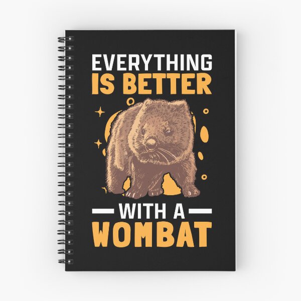 Item preview, Better with wombat Australia marsupial designed and sold by madgrfx.