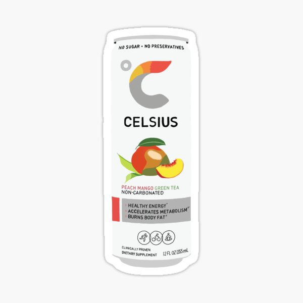 Celsius (Non-Carbonated) - Peach Mango Green Tea