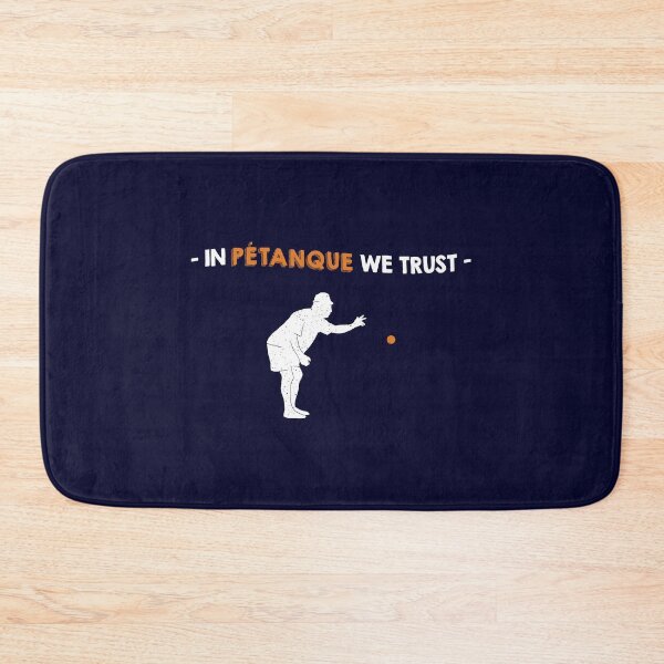 Item preview, In pétanque we trust - idée cadeau humour pétanque designed and sold by Print  Androïde.