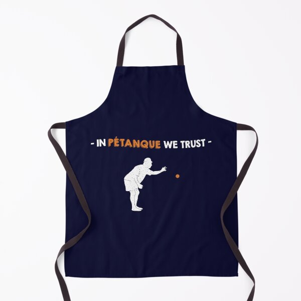 Item preview, In pétanque we trust - idée cadeau humour pétanque designed and sold by Print Androïde.