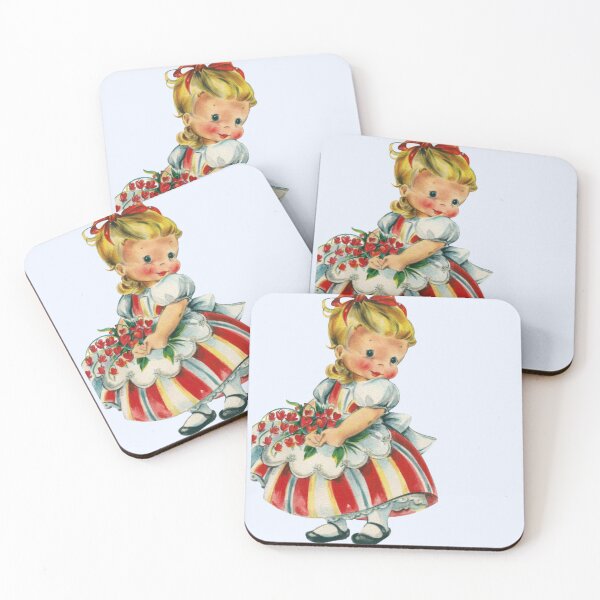 Item preview, Cute Vintage Girl designed and sold by Pinkmagenta.