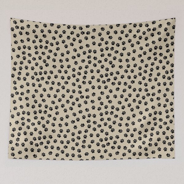 Item preview, Dog Paw Prings on Beige designed and sold by Packrat.