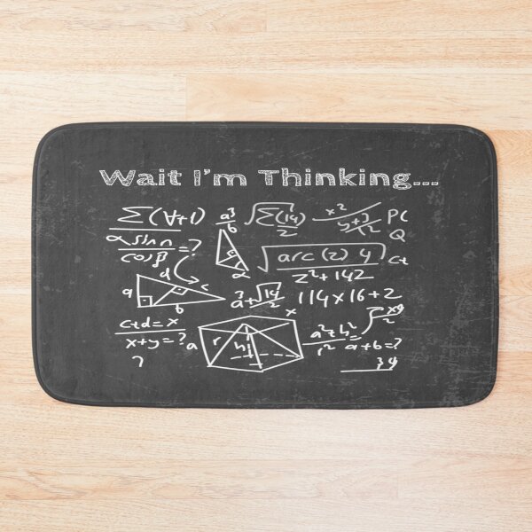 Item preview, Wait I’m Thinking - Math Lover designed and sold by FeeLnLivE.