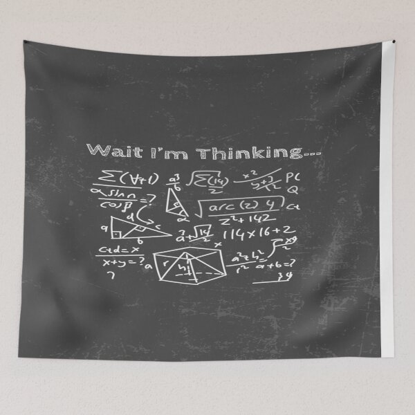 Item preview, Wait I’m Thinking - Math Lover designed and sold by FeeLnLivE.