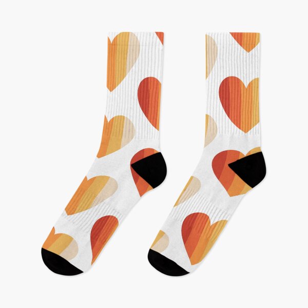 Item preview, Retro sunset heart Multicolored vertical stripes | lines pattern designed and sold by The-Meraki-Man.