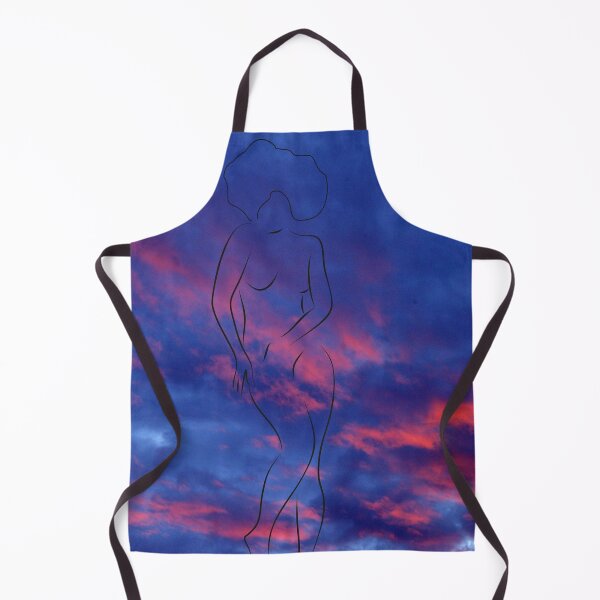 Item preview, Pink and Blue Cloud African Woman Joy Art designed and sold by LaceRenee.