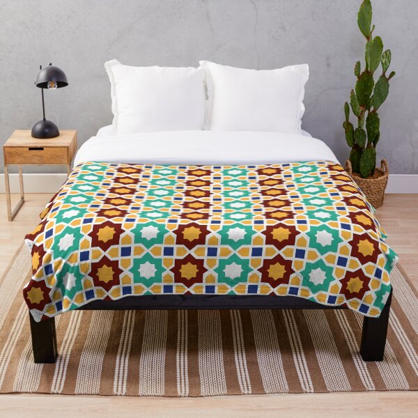 Item preview, Quilted patterns colorful vintage texture geometry designed and sold by brandkaoutar design.