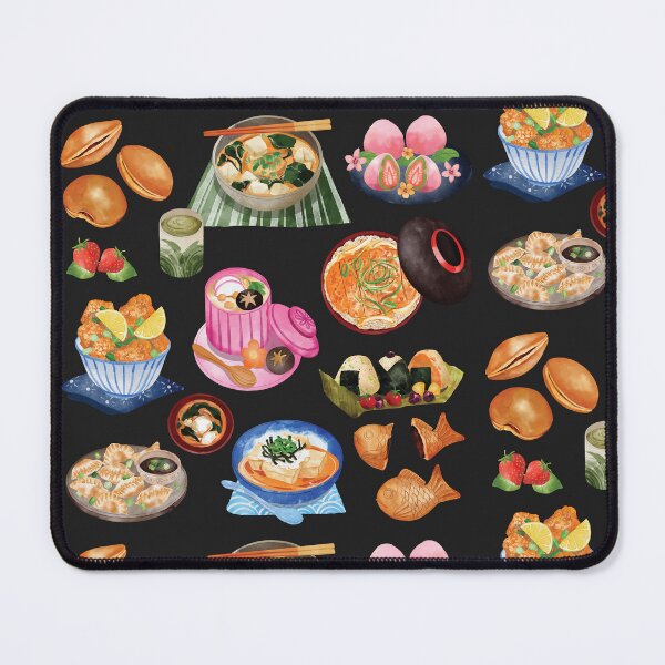 Item preview, Assorted Japanese Food 3 - Dorayaki, Chawan Mushi, Onigiri, Chicken Katsu, Ageshi Tofu, Taiyaki, Ichigo Daifuku, Katsu Don, Gyoza and Miso Shiru designed and sold by Alicia Chee.