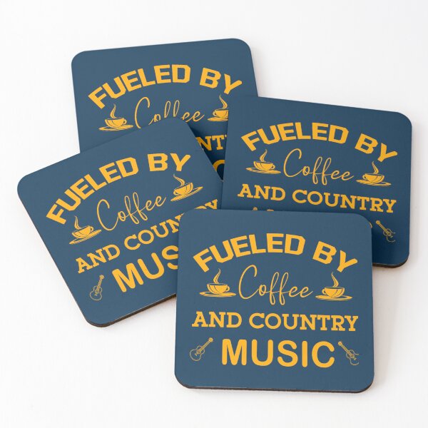 Item preview, Fuelled By Coffee And Country Music - The perfect gift for a country music fan     designed and sold by Theodore-Au.