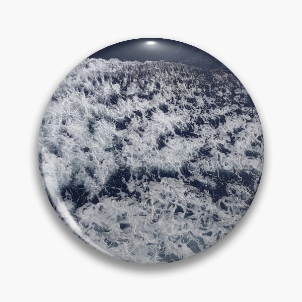 Item preview, Indigo Deep Azure Blue Ocean Waves  designed and sold by DiviaDesigns.