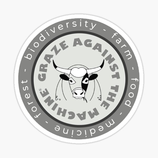 Graze Against The Machine Regenerative Farming Sticker