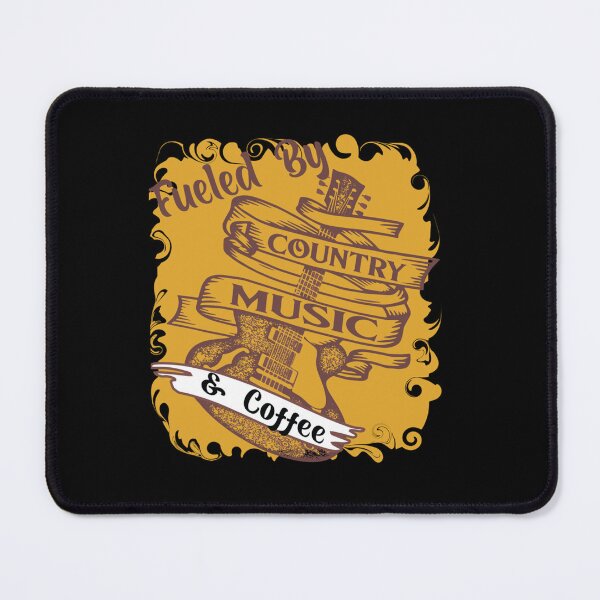 Item preview, fuelled by coffee and country music designed and sold by Theodore-Au.