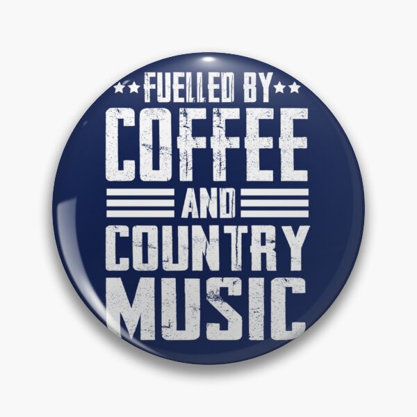 Item preview, Fuelled By Coffee And Country Music-Funny Coffee Quotes-Couples And Lover Gift     designed and sold by Theodore-Au.