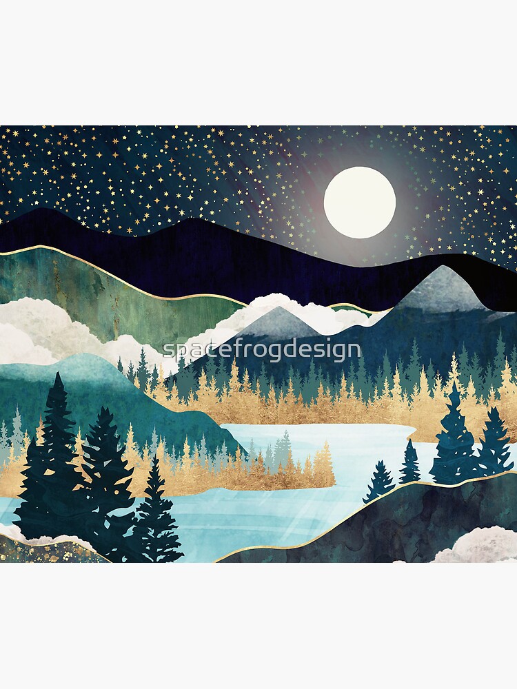Thumbnail 5 von 5, Mauspad, Sternensee designt und verkauft von spacefrogdesign.