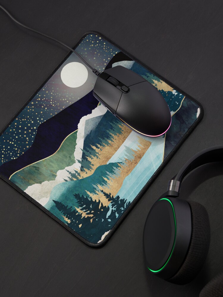 Thumbnail 4 von 5, Mauspad, Sternensee designt und verkauft von spacefrogdesign.