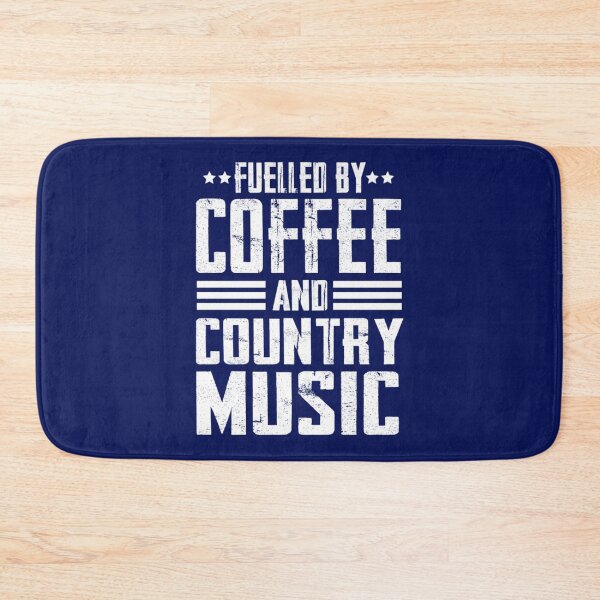 Item preview, Fuelled By Coffee And Country Music-Funny Coffee Quotes-Couples And Lover Gift     designed and sold by Theodore-Au.