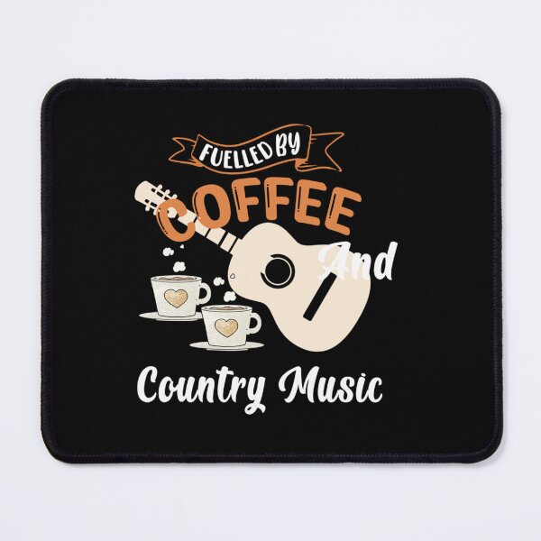 Item preview, Fuelled By Coffee And Country Music-Funny Coffee Quotes-Couples And Lover Gift    designed and sold by Theodore-Au.