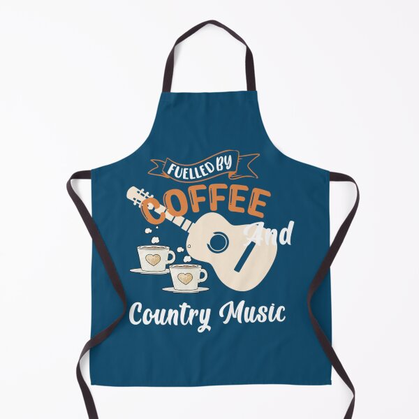 Item preview, Fuelled By Coffee And Country Music-Funny Coffee Quotes-Couples And Lover Gift designed and sold by Theodore-Au.