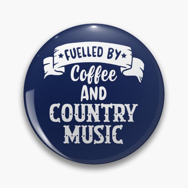 Item preview, Fuelled By Coffee And Country Music-Funny Coffee Quotes-Couples And Lover Gift   designed and sold by Theodore-Au.