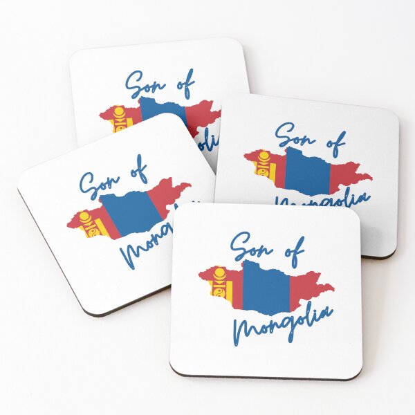 Item preview, Son of Mongolia Map Flag designed and sold by NovawayDirect.
