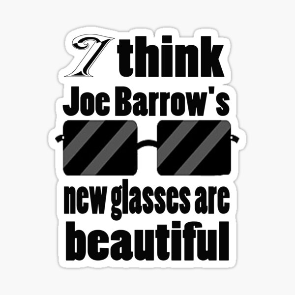 Joe Burrow Sunglasses Sticker for Sale by Meme Economy