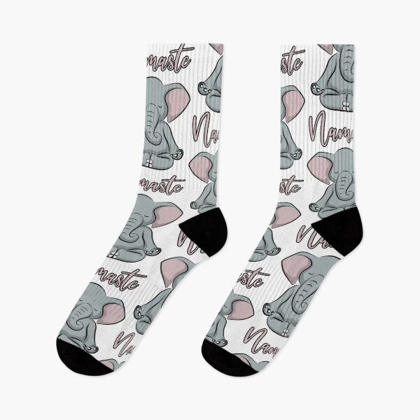 Item preview, Namaste Elephant designed and sold by AmazingArtMandi.