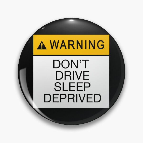 Item preview, Warning dont drive sleep deprived stickers plus designed and sold by Deathoftheself.