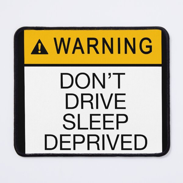 Item preview, Warning dont drive sleep deprived stickers plus designed and sold by Deathoftheself.