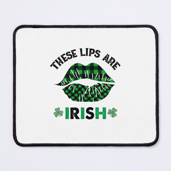 Item preview, These Lips Are Irish, A Wee Bit Irish designed and sold by SportyDogShop.