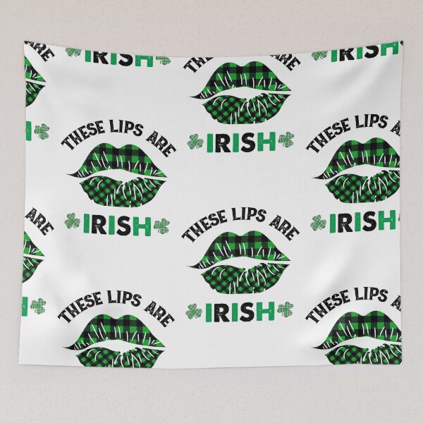 Item preview, These Lips Are Irish, A Wee Bit Irish designed and sold by SportyDogShop.
