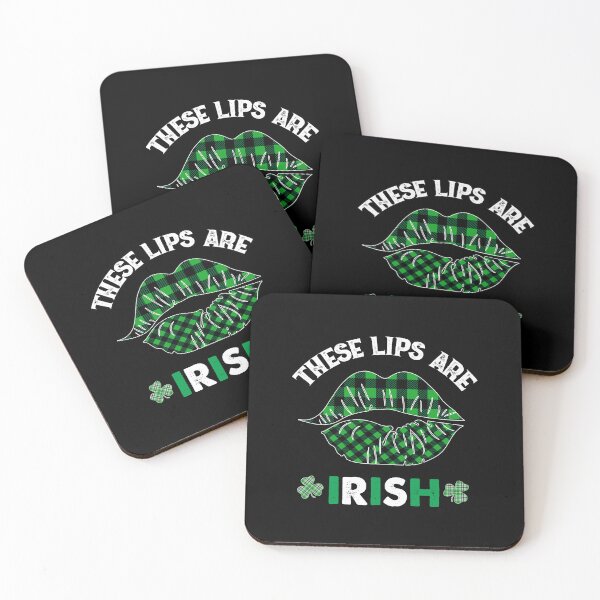 Item preview, These Lips Are Irish, A Wee Bit Irish designed and sold by SportyDogShop.