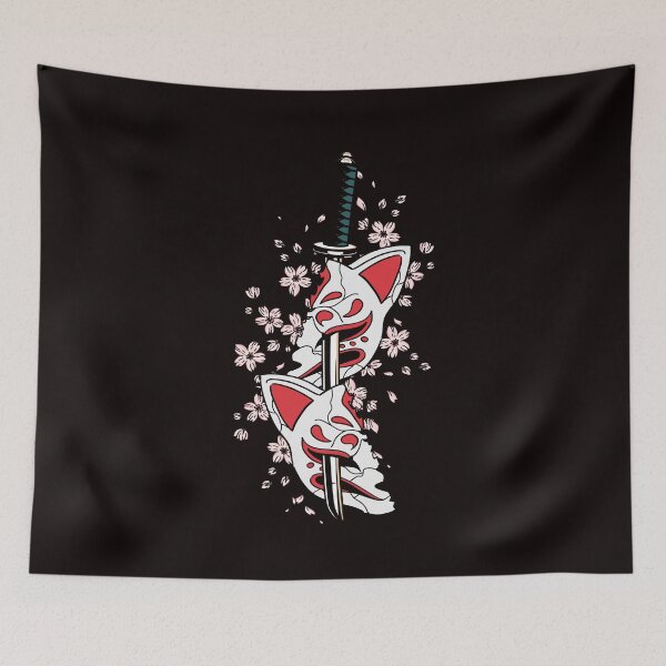 Item preview, Japanese Art Cat Kendo Katana Samurai Ninja Shinobi Warrior designed and sold by TomGiantDesigns.