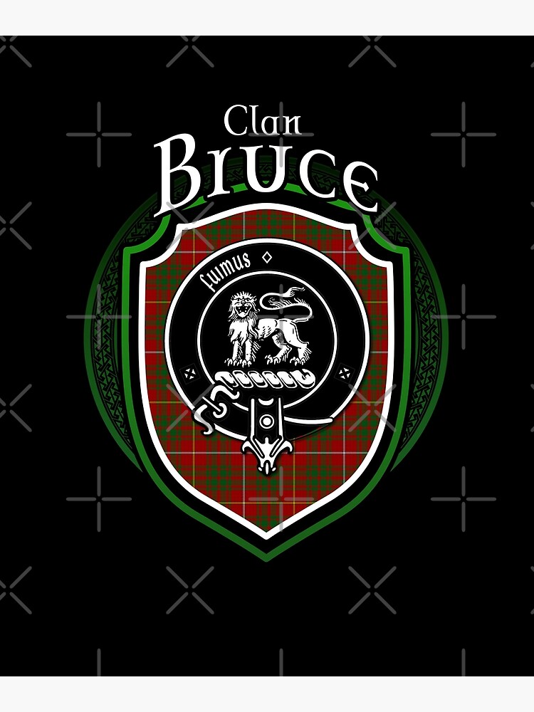 Clan Bruce Tartan Scottish Bruce Bruce Last Name Bruce Tartan