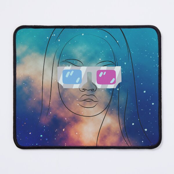 Item preview, Outer Space Cool Glasses African American Art designed and sold by LaceRenee.