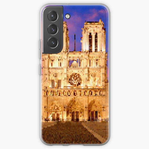 Notre Dame De Paris - Pixel Art Samsung Galaxy Soft Case