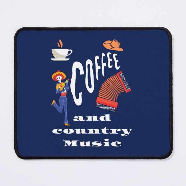 Item preview, fuelled by coffee and country music designed and sold by Theodore-Au.
